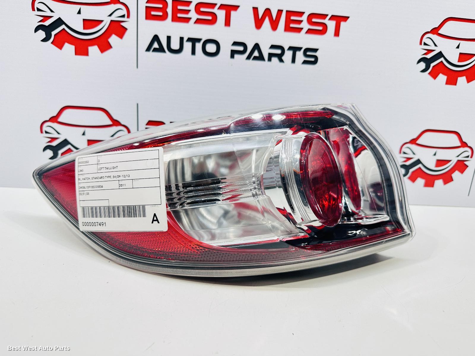 2011 MAZDA 3 Left Taillight