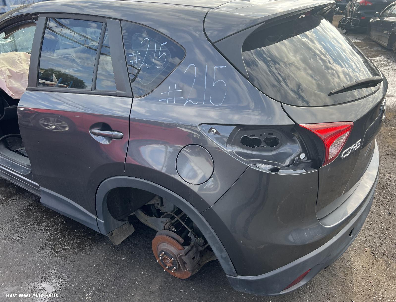 2013 MAZDA CX5 Left Rear Door Window