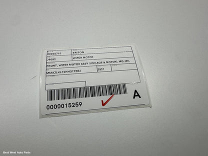 2021 MITSUBISHI TRITON Wiper Motor
