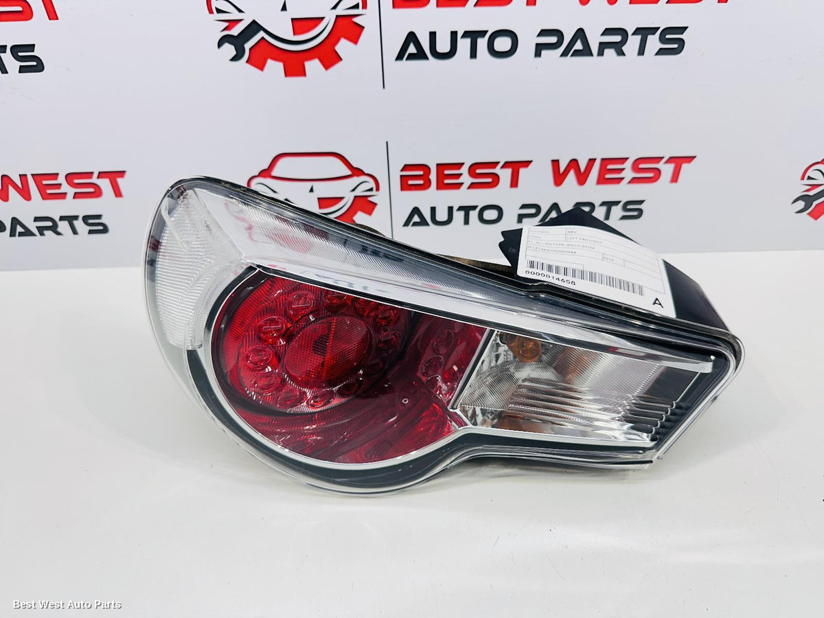 2013 SUBARU BRZ Left Taillight