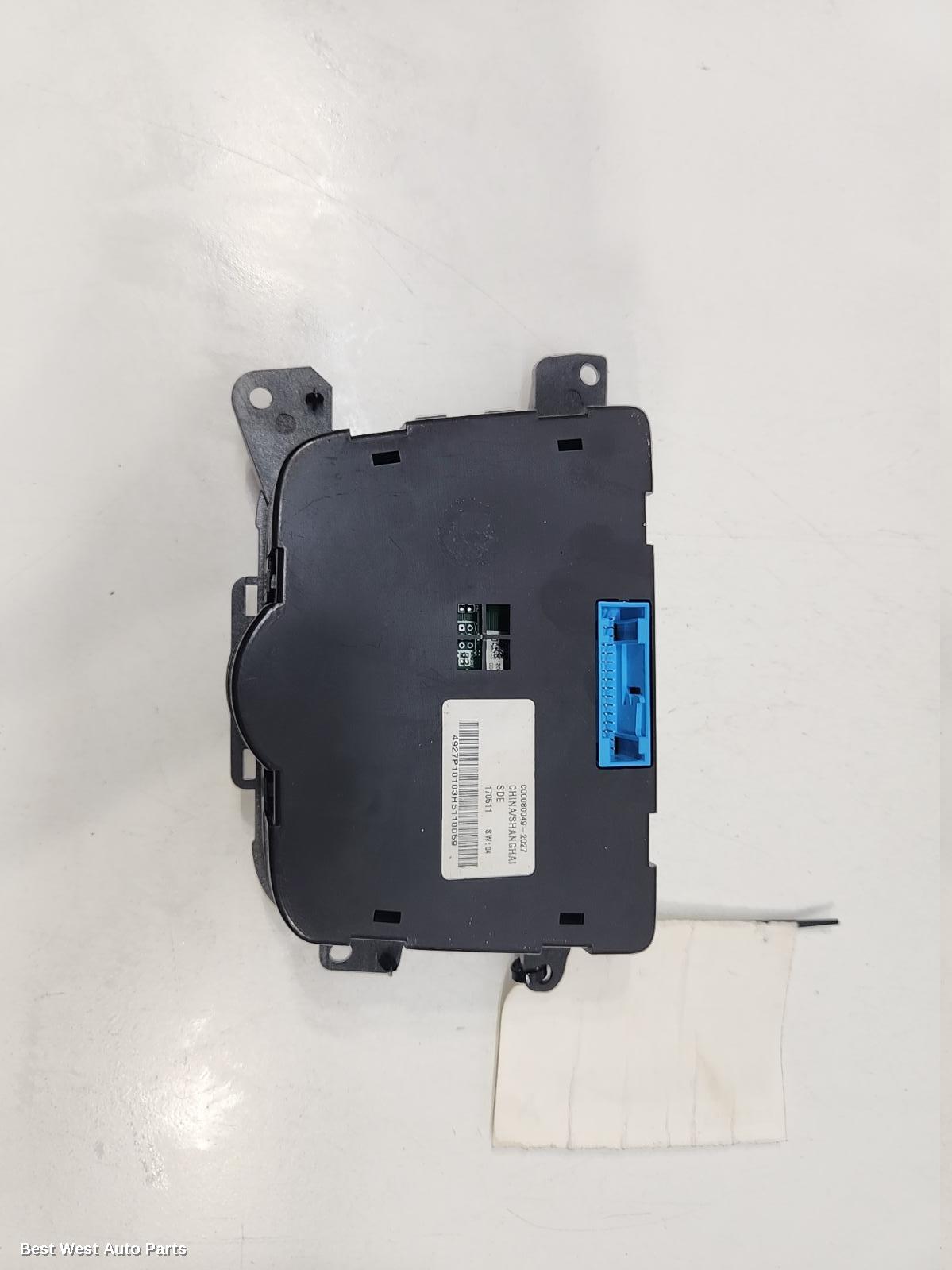 2019 LDV G10 Heater/Ac Controls
