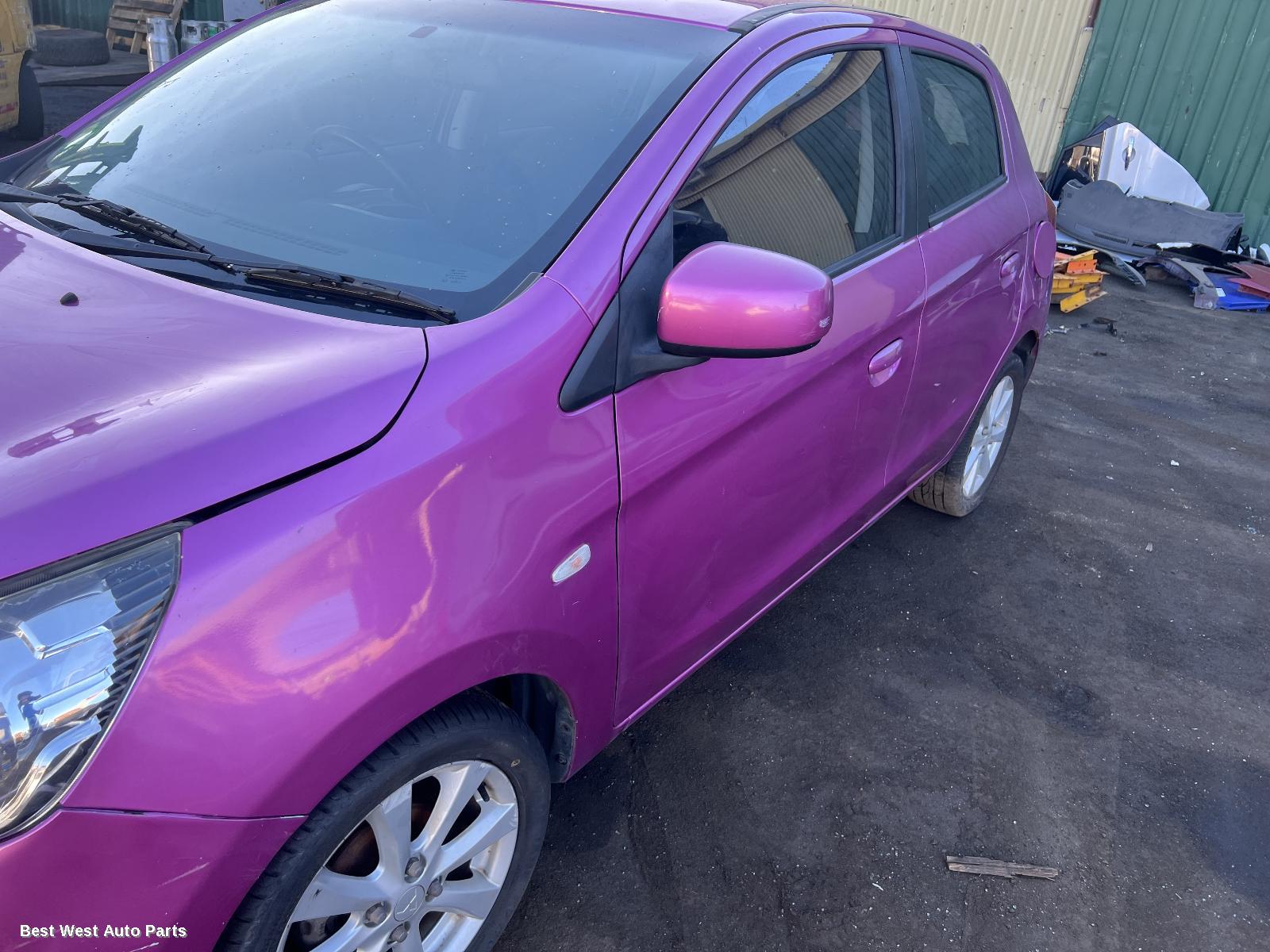 2013 MITSUBISHI MIRAGE Right Front Door Window