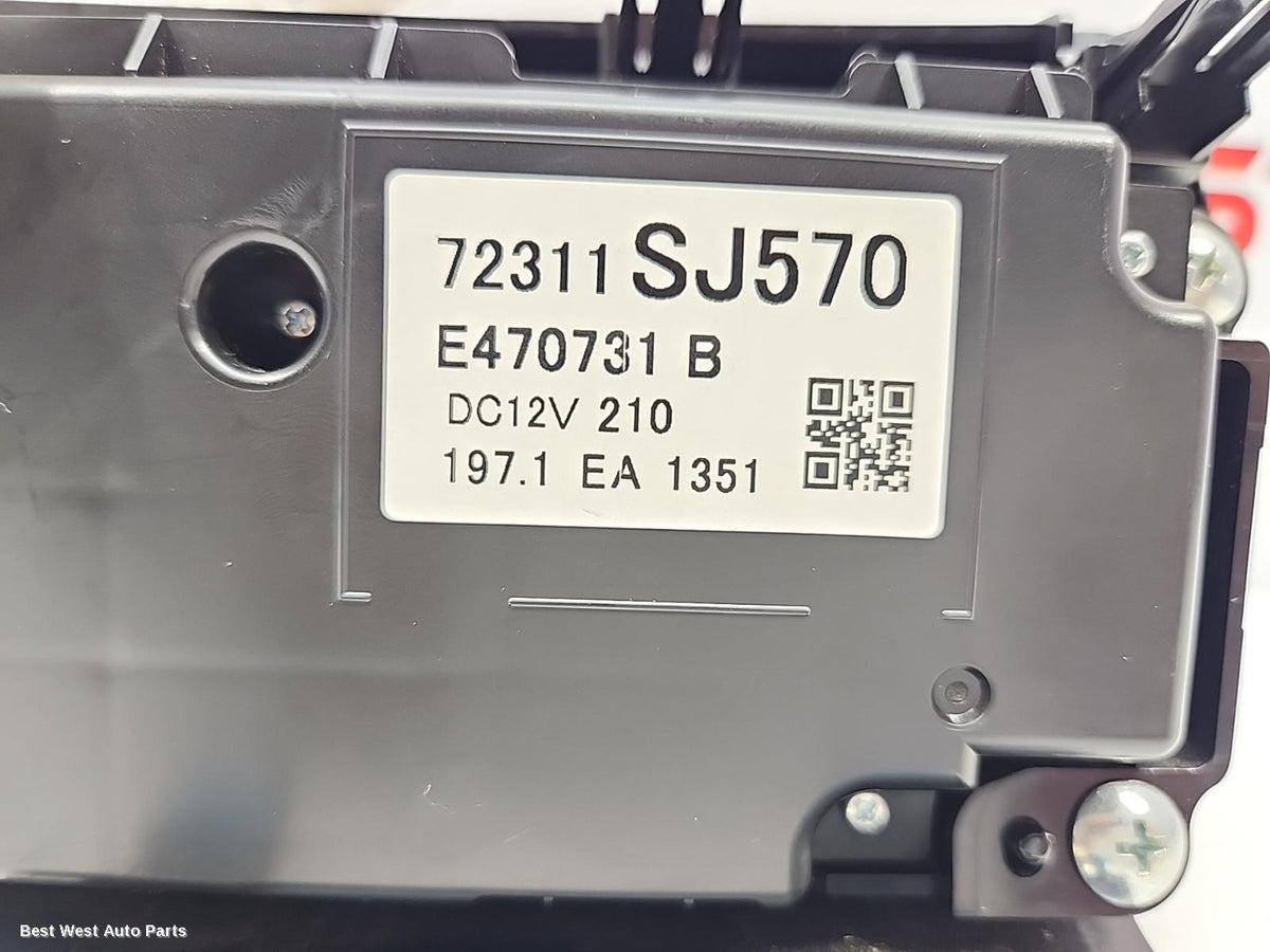 2021 SUBARU FORESTER Heater/Ac Controls