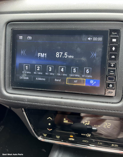 2020 HONDA HRV Radio/Cd/Dvd/Sat/Tv