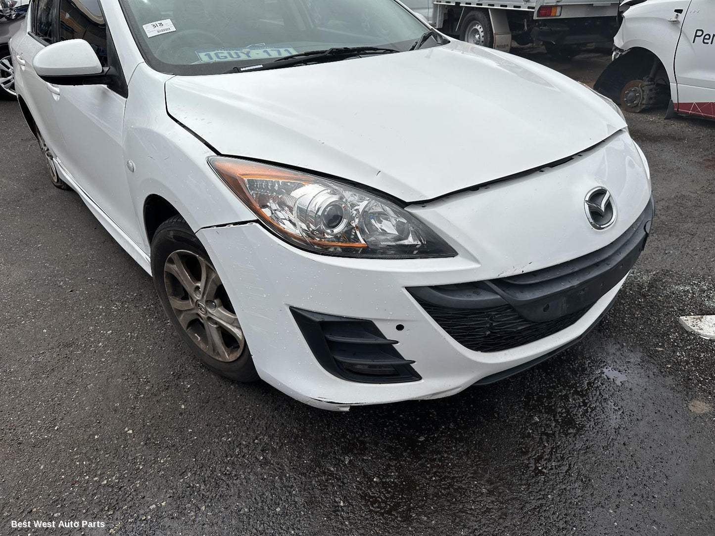 2009 MAZDA 3 Left Headlamp