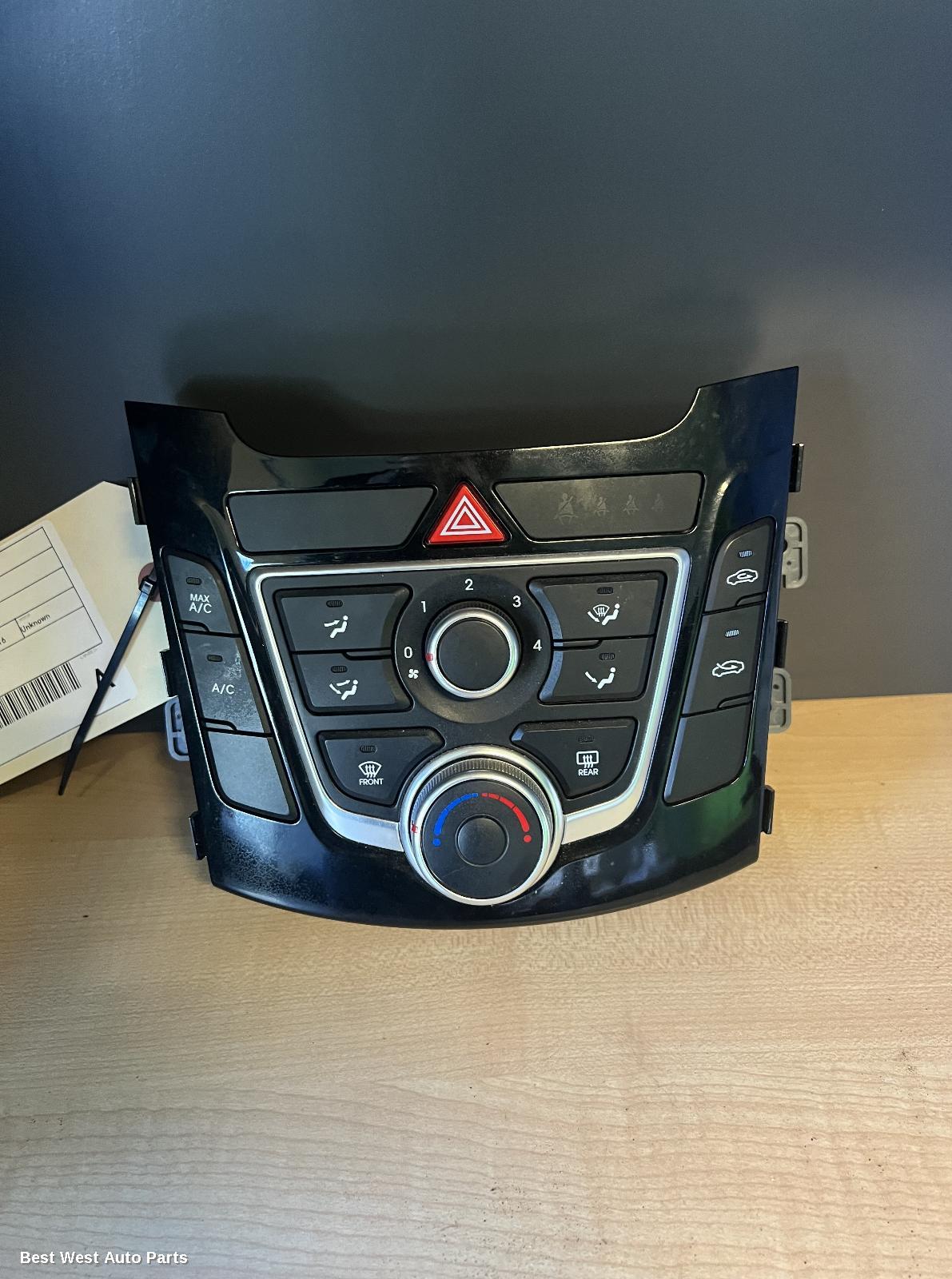 2016 HYUNDAI I30 Heater/Ac Controls