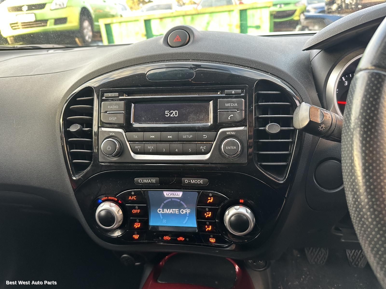 2015 NISSAN JUKE Heater/Ac Controls