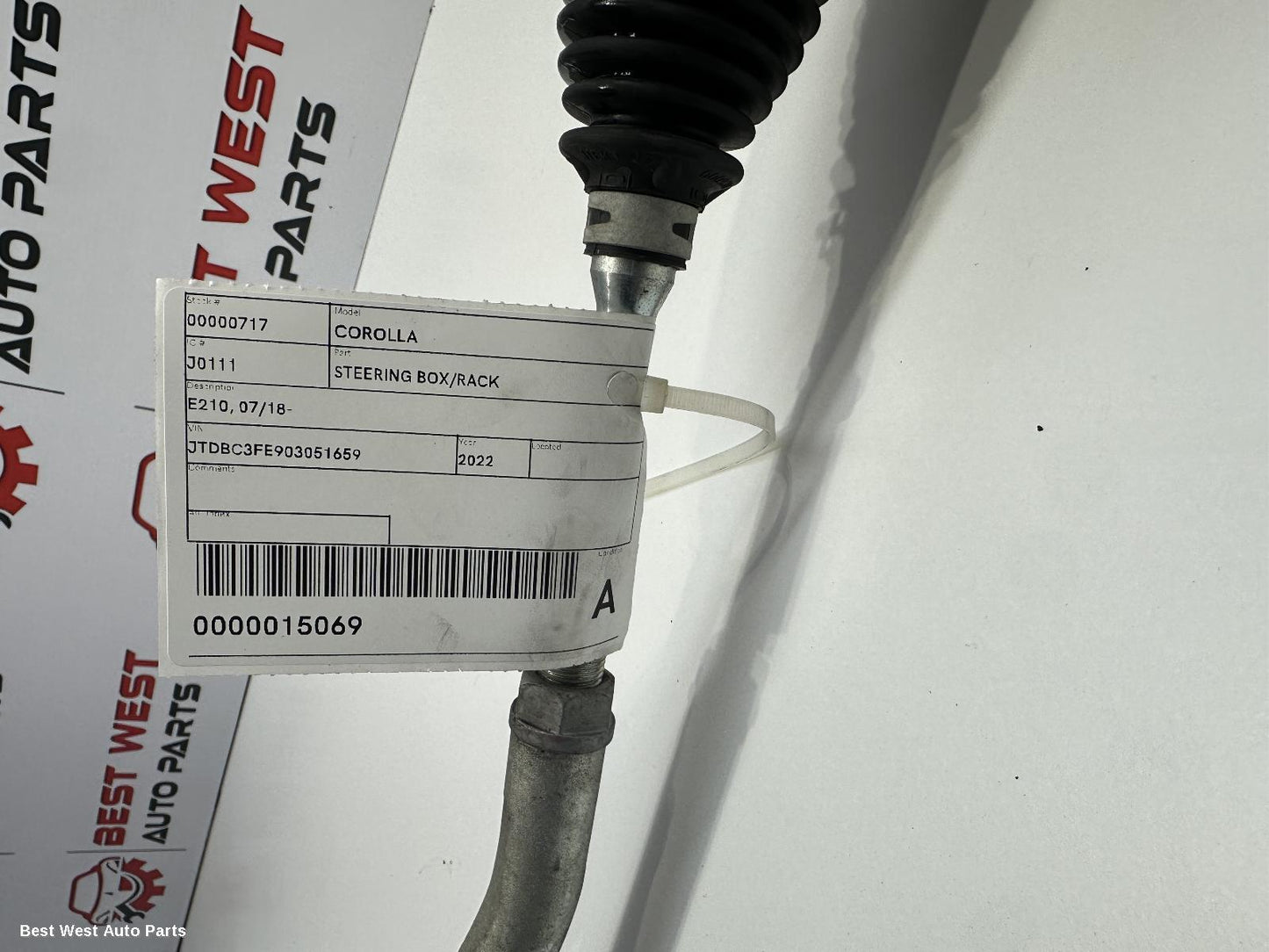 2022 TOYOTA COROLLA Steering Box/Rack