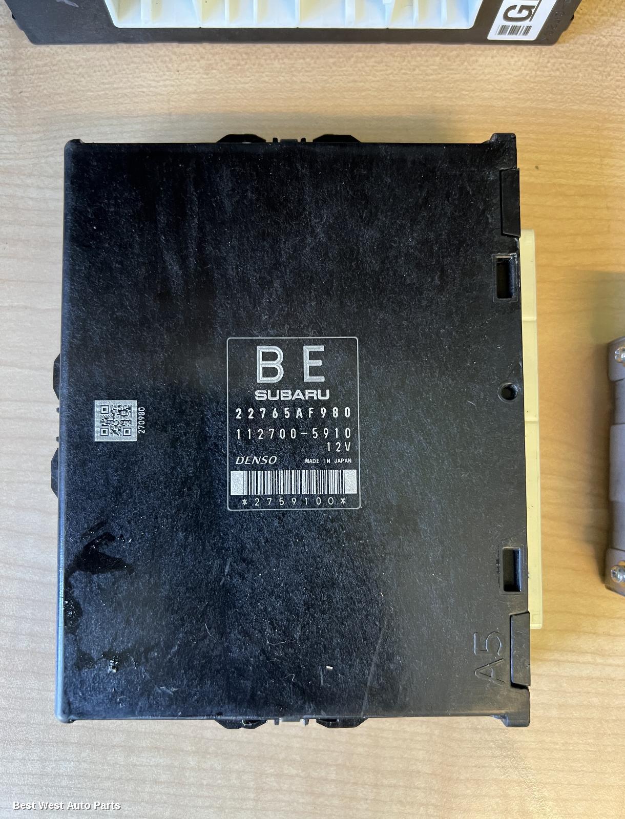 2014 SUBARU IMPREZA Ecu
