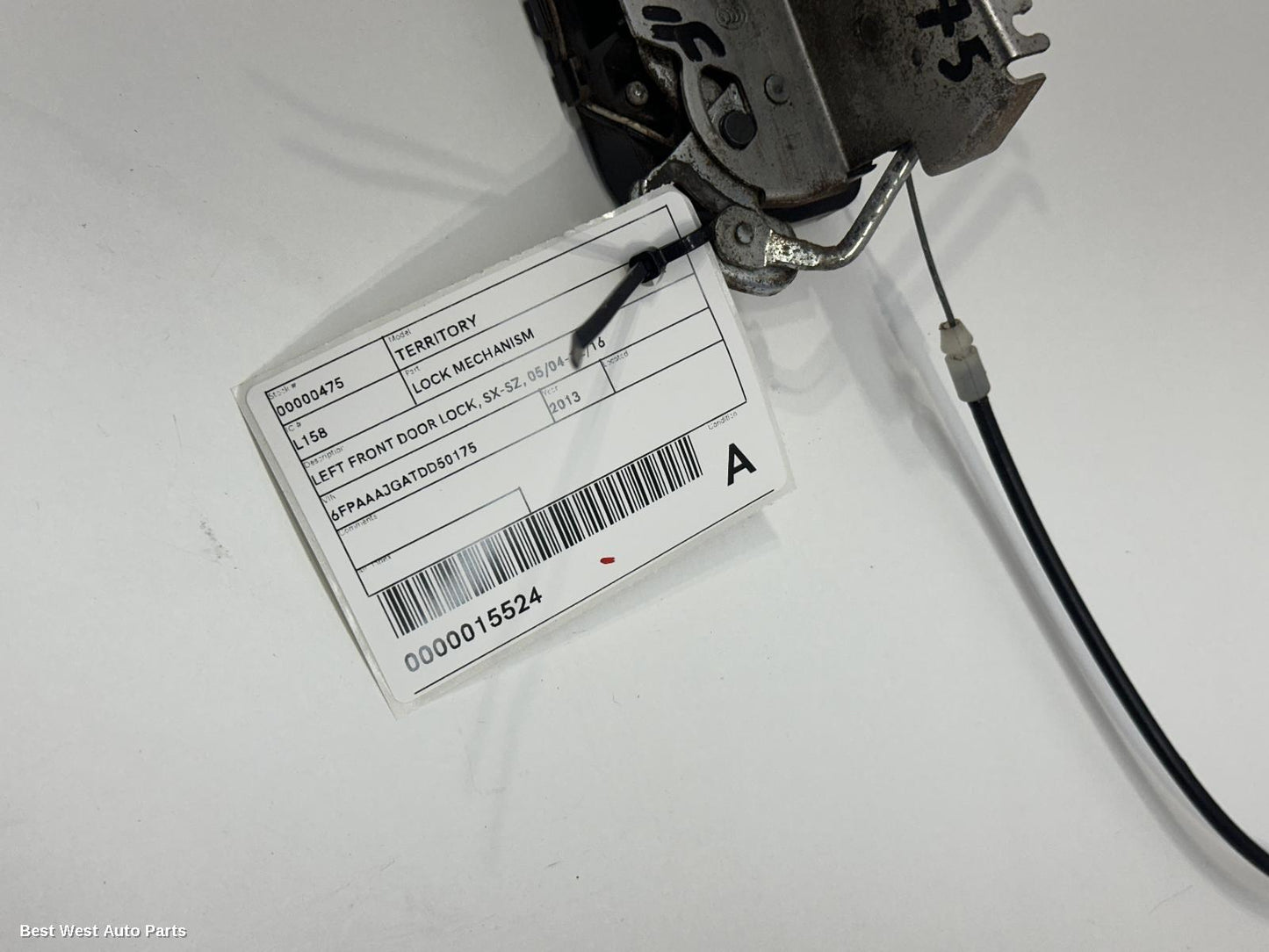 2013 FORD TERRITORY Door/Boot/Gate Lock