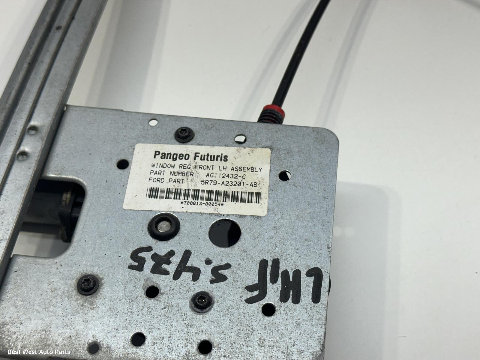 2013 FORD TERRITORY Left Front Window Reg/Motor