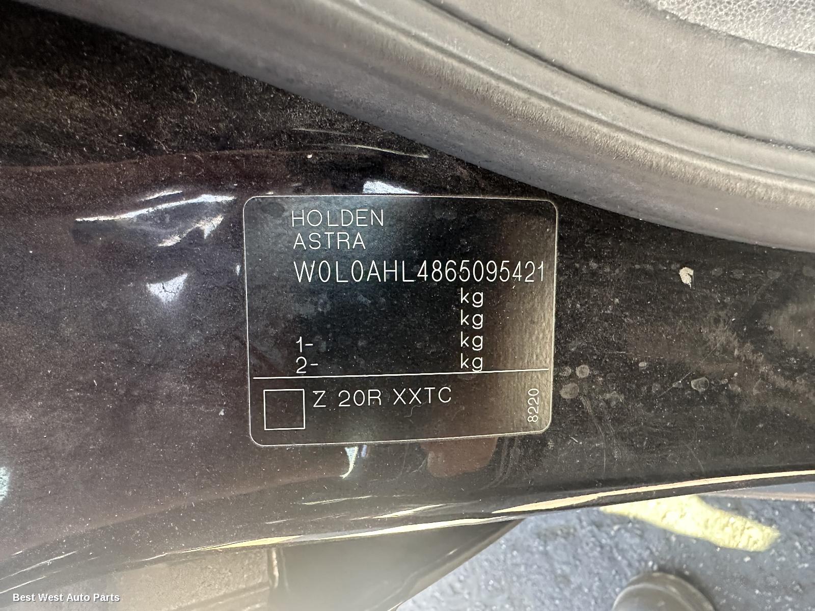 2006 HOLDEN ASTRA Front Bumper