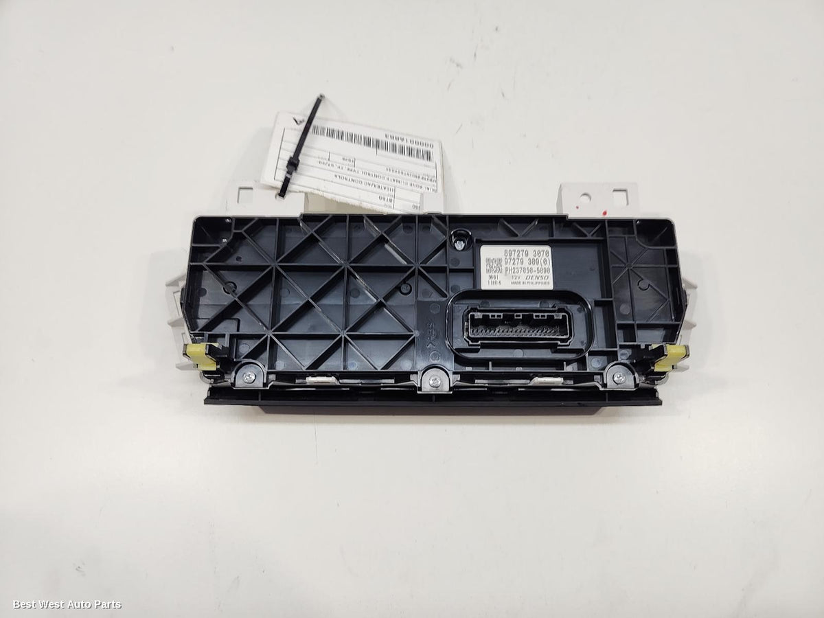 2025 MAZDA BT50 Heater/Ac Controls