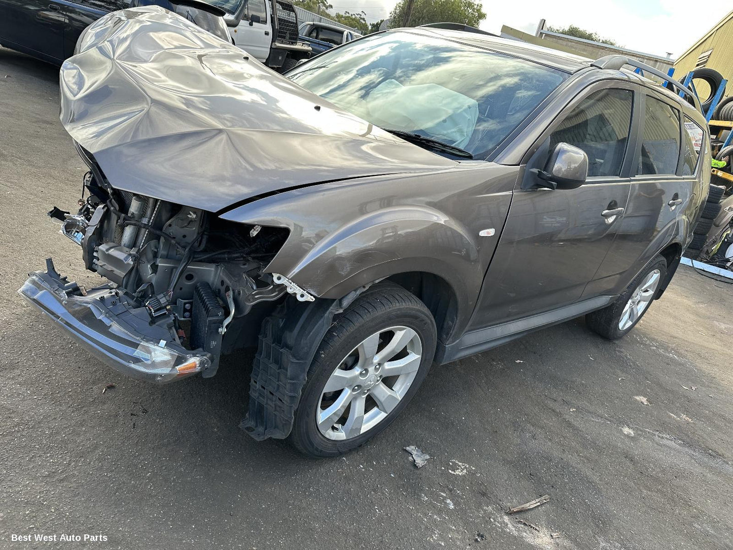 2012 MITSUBISHI OUTLANDER Left Rear Door/Sliding