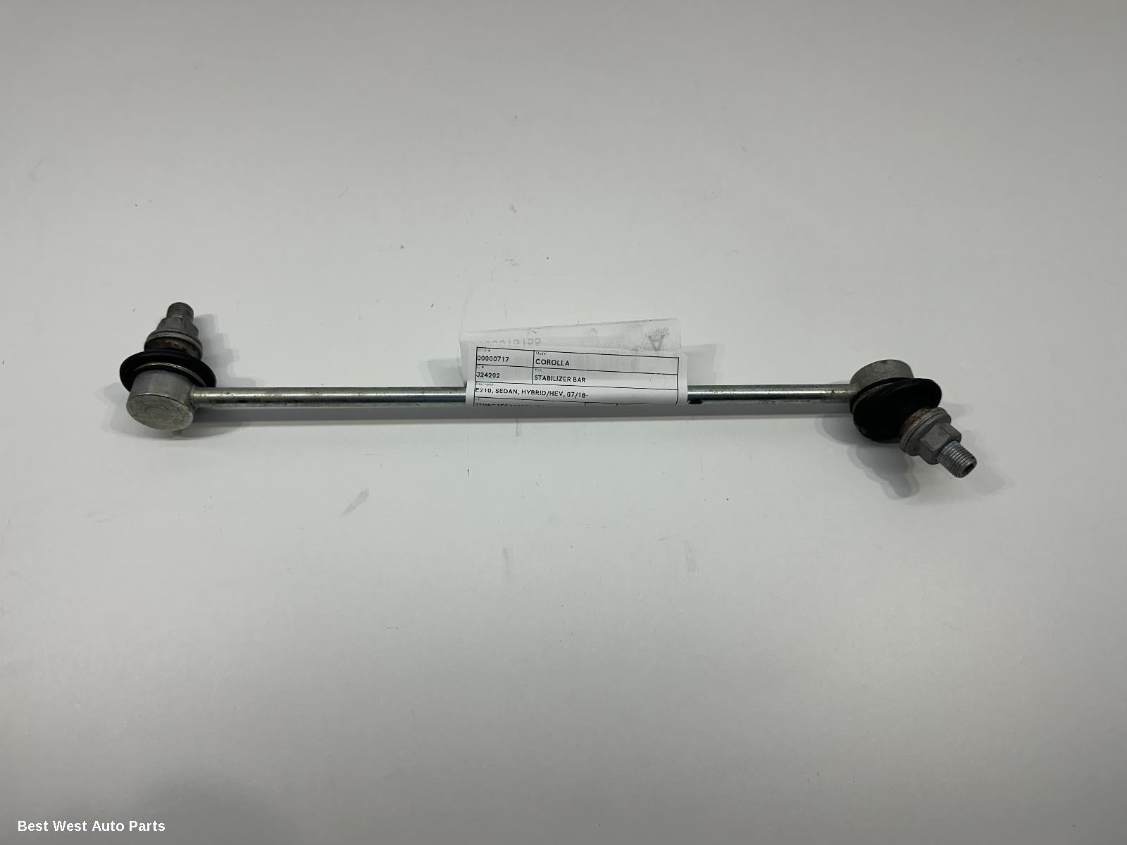 2022 TOYOTA COROLLA Stabiliser Bar