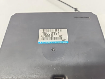 2019 MITSUBISHI ASX Ecu