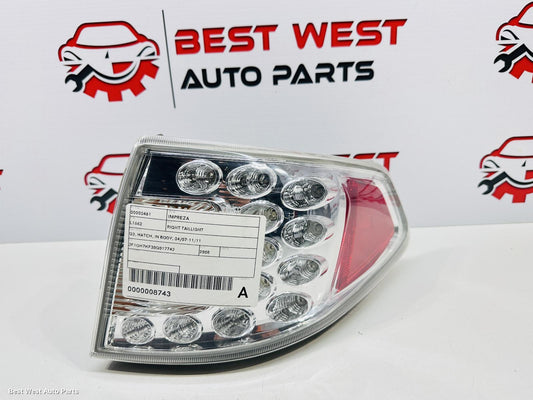 2008 SUBARU IMPREZA Right Taillight
