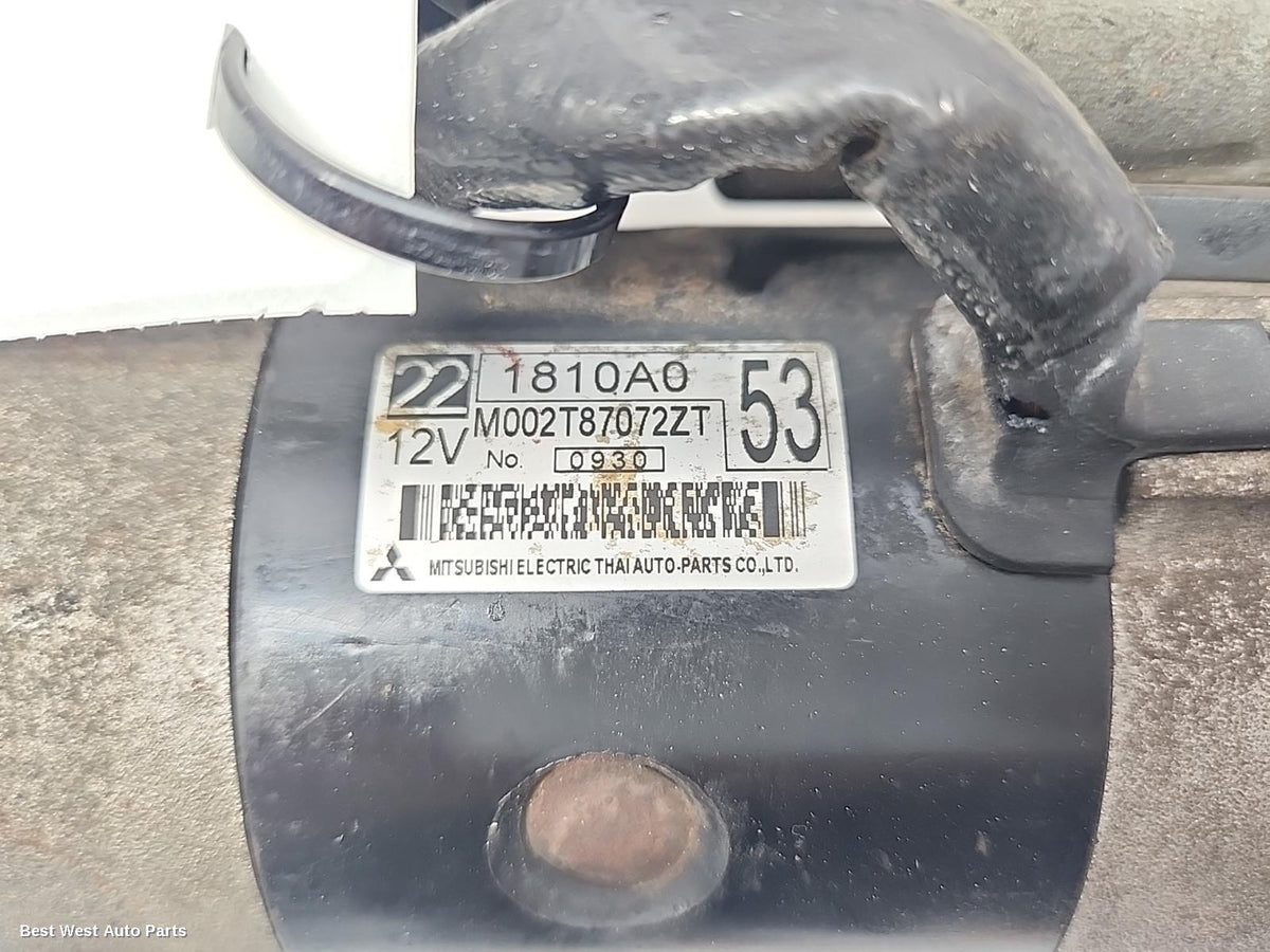 2010 MITSUBISHI TRITON Starter