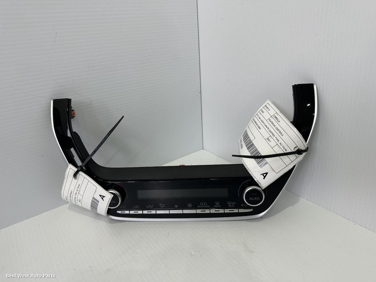 2021 TOYOTA COROLLA Heater/Ac Controls