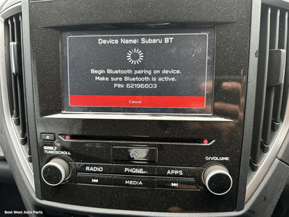 2020 SUBARU FORESTER Radio/Cd/Dvd/Sat/Tv