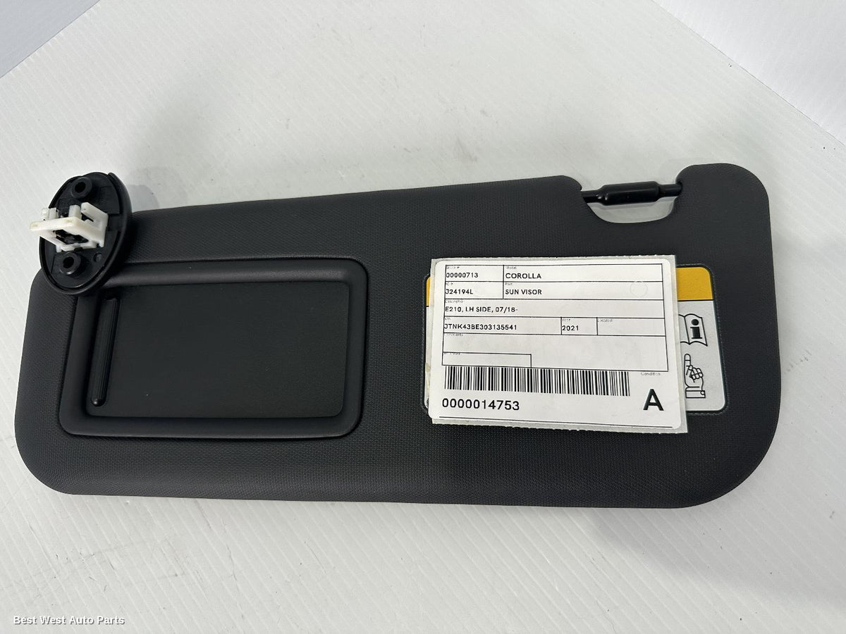 2021 TOYOTA COROLLA Sunvisor