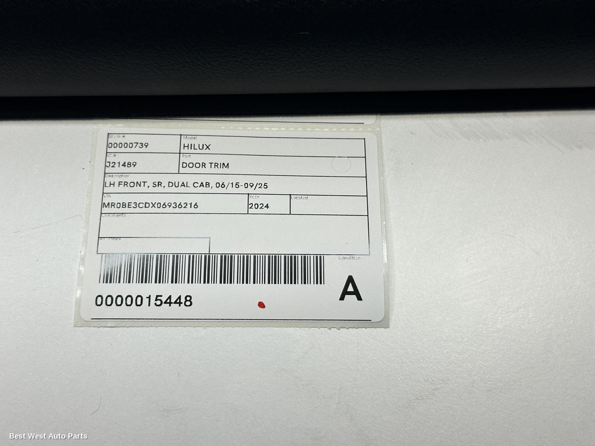 2024 TOYOTA HILUX Door Trim