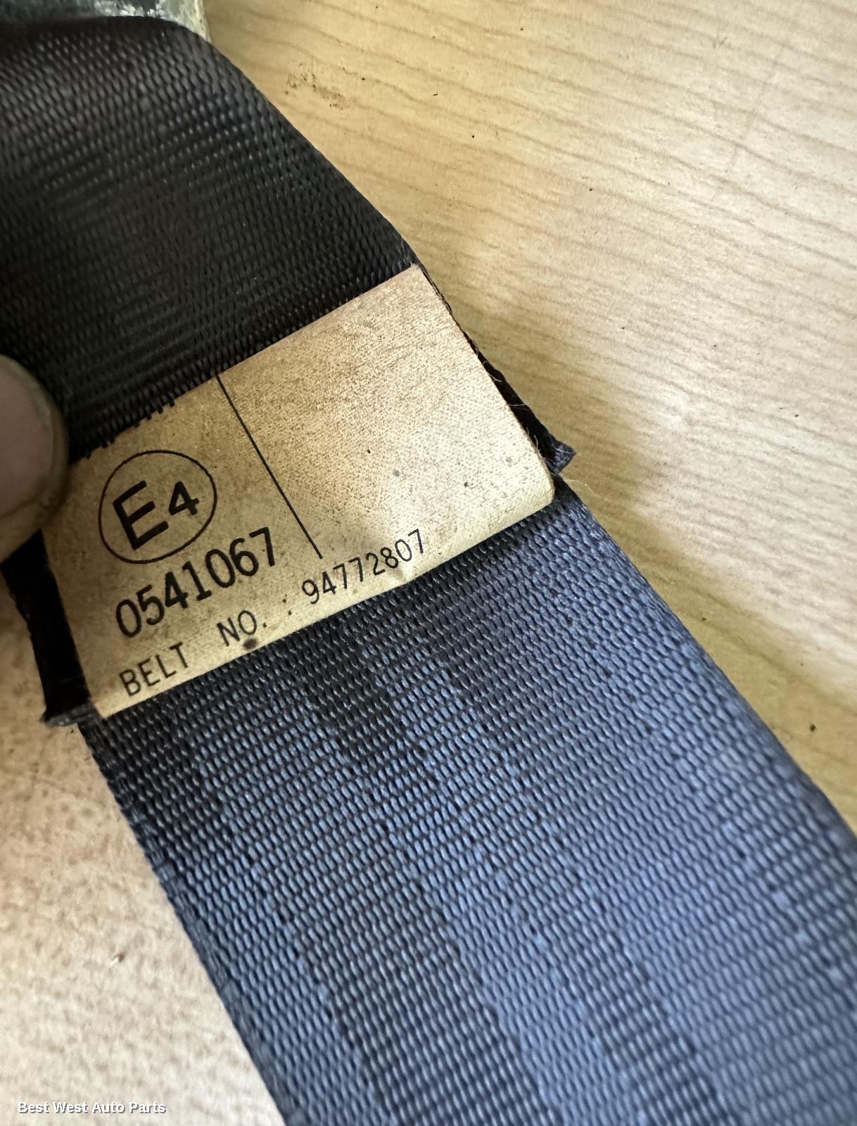2016 HOLDEN COLORADO Seatbelt/Stalk