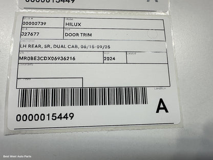 2024 TOYOTA HILUX Door Trim