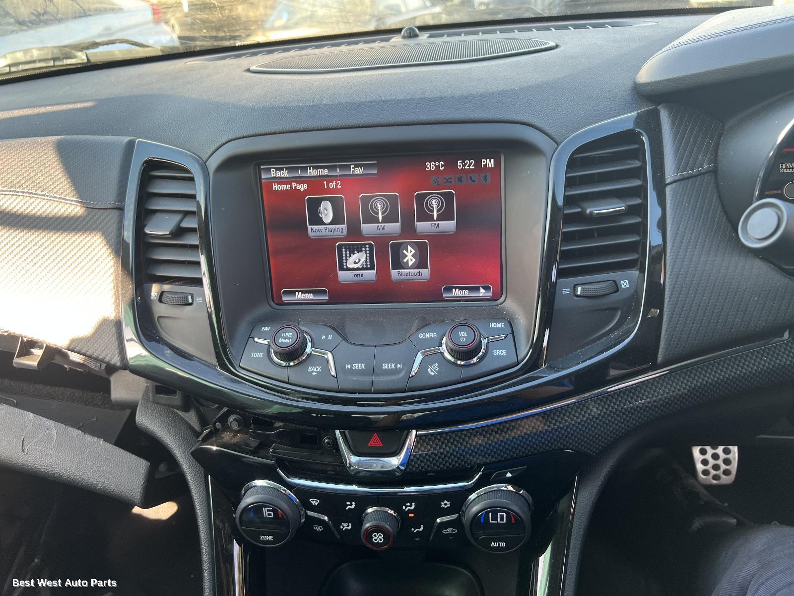 2013 HOLDEN COMMODORE Radio/Cd/Dvd/Sat/Tv