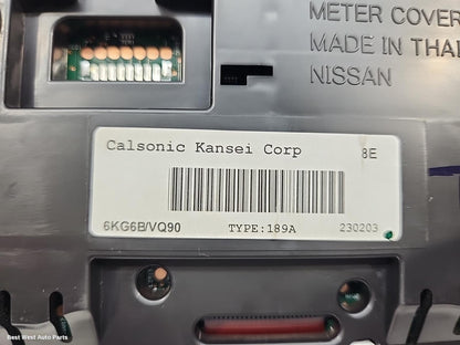 2023 NISSAN NAVARA Instrument Cluster
