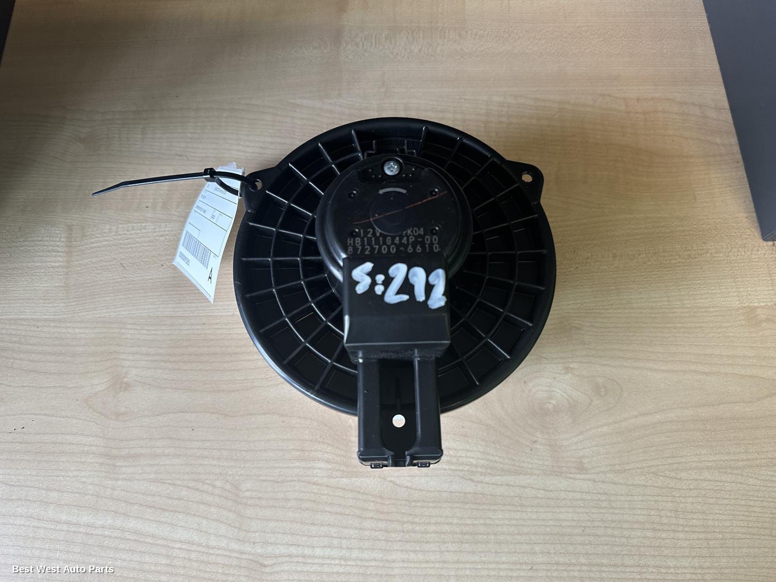 2020 MAZDA 3 Heater Fan Motor