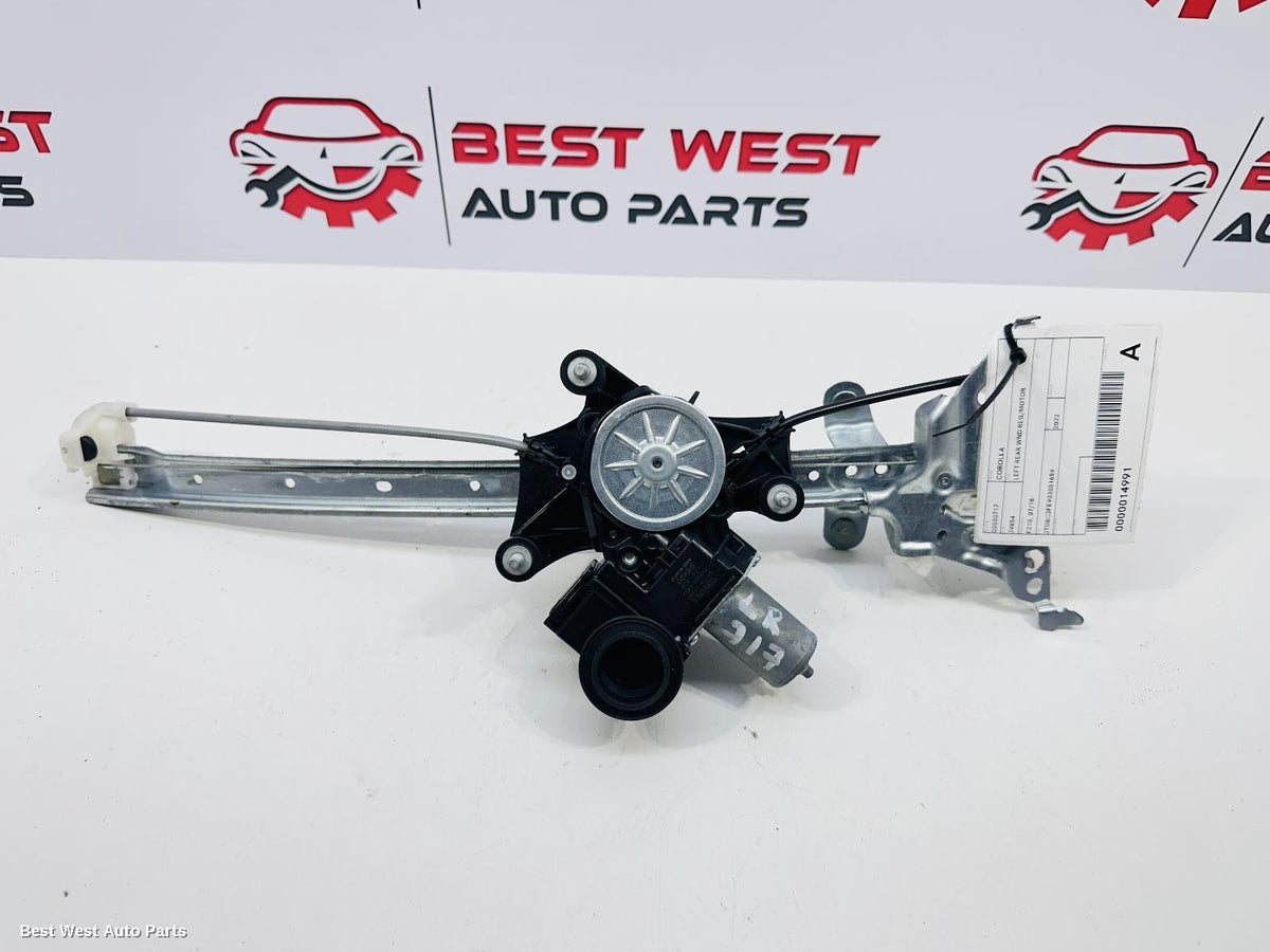 2022 TOYOTA COROLLA Left Rear Wnd Reg/Motor