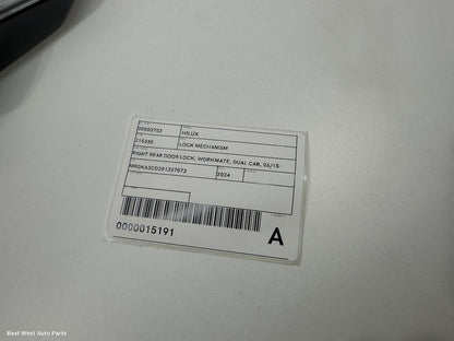 2024 TOYOTA HILUX Door/Boot/Gate Lock