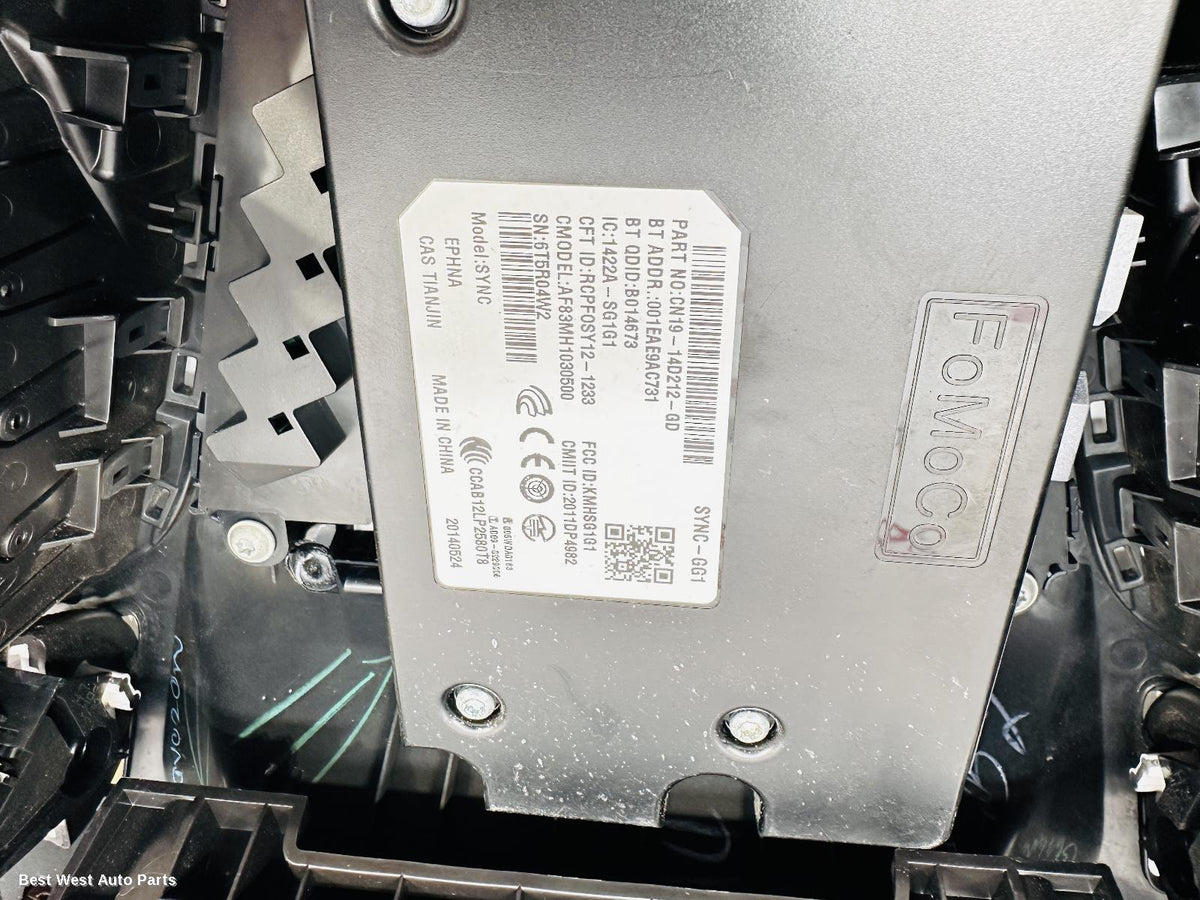 2014 FORD FOCUS Radio/Cd/Dvd/Sat/Tv