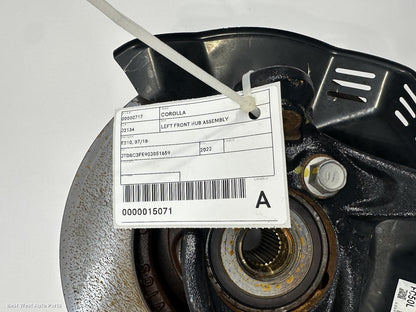 2022 TOYOTA COROLLA Left Front Hub Assembly