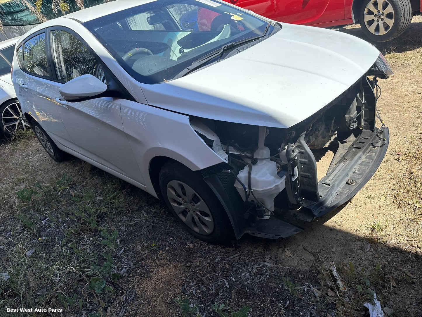 2015 HYUNDAI ACCENT Right Front Door Window