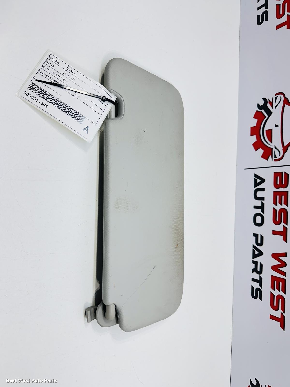 2019 KIA CERATO Sunvisor