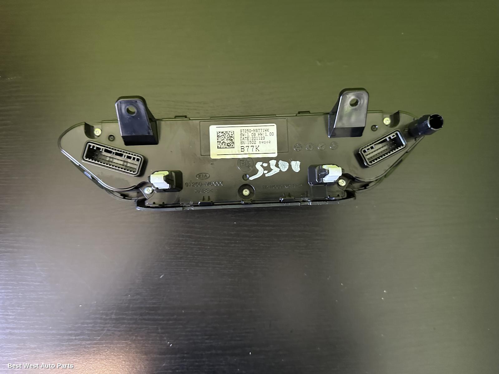 2021 KIA CERATO Heater/Ac Controls
