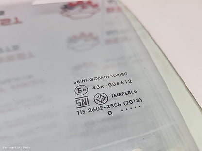 2020 MITSUBISHI TRITON Left Front Door Window