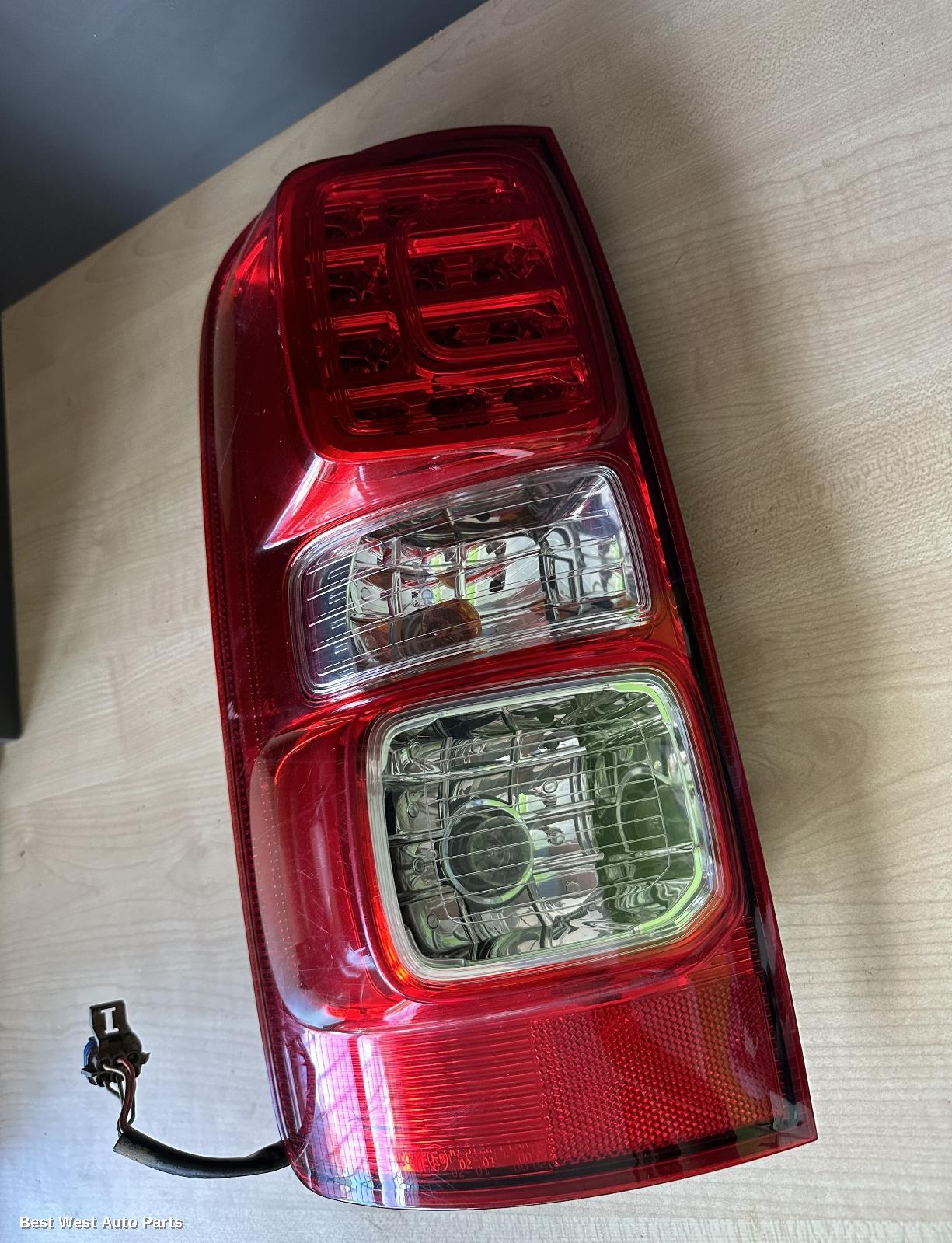 2016 HOLDEN COLORADO Left Taillight