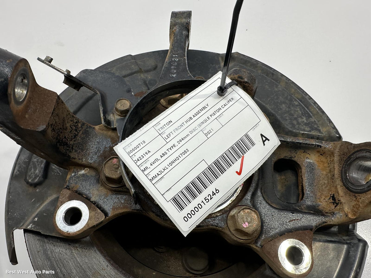 2021 MITSUBISHI TRITON Left Front Hub Assembly