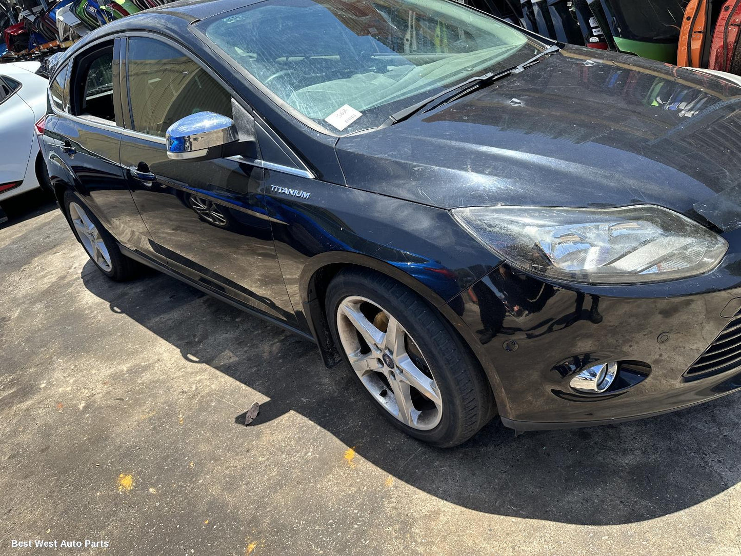 2012 FORD FOCUS Right Front Door Window