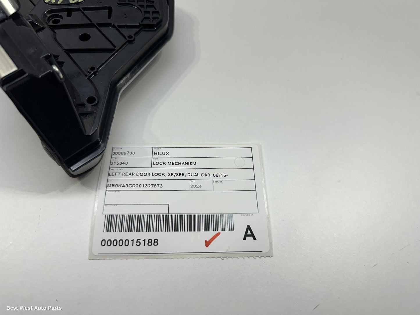 2024 TOYOTA HILUX Door/Boot/Gate Lock