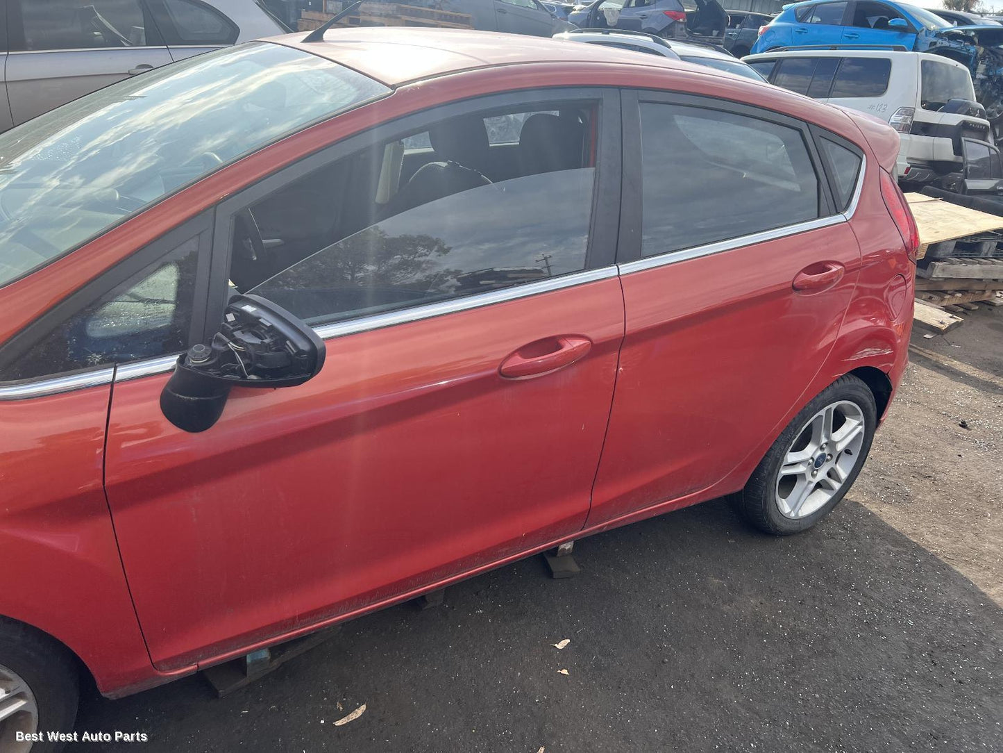 2012 FORD FIESTA Left Rear Door Window