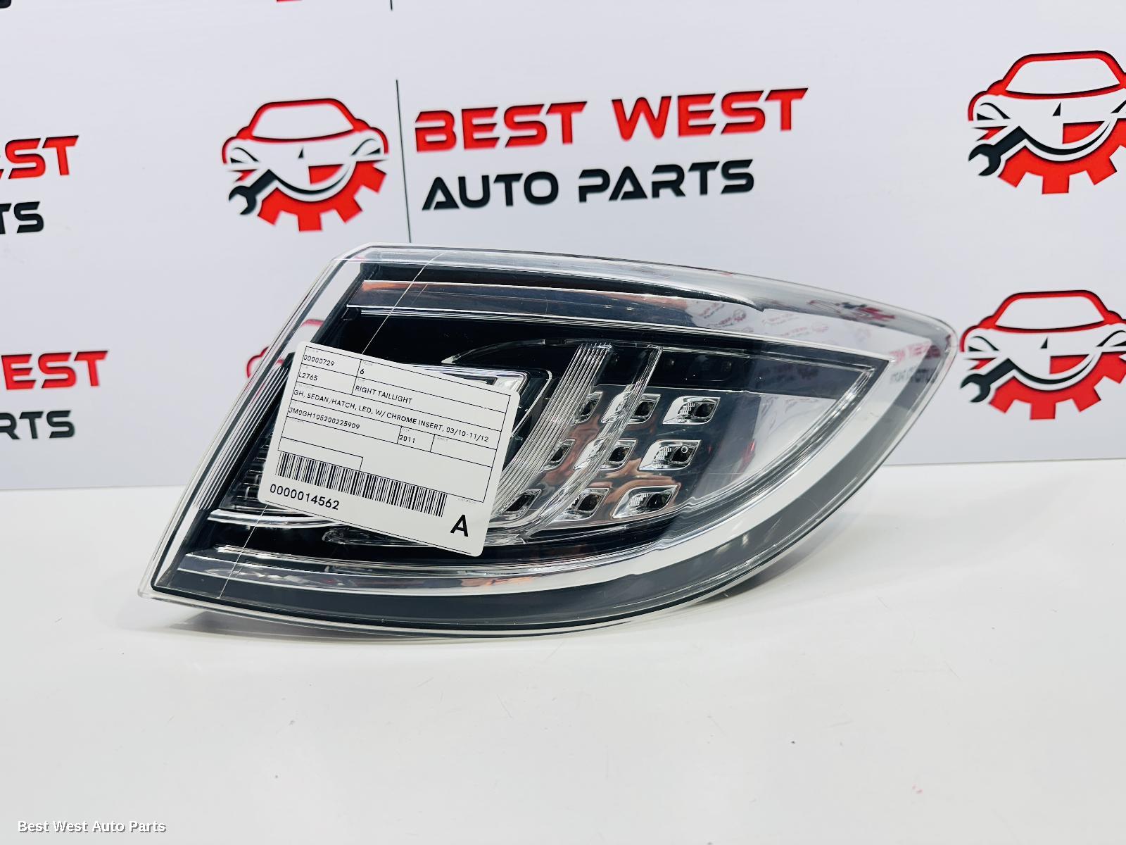 2011 MAZDA 6 Right Taillight