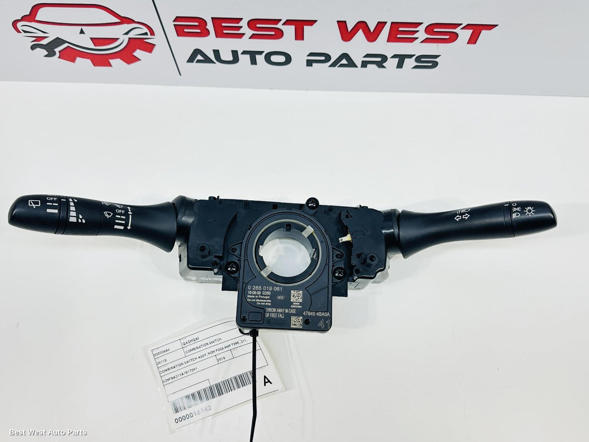 2016 NISSAN QASHQAI Combination Switch