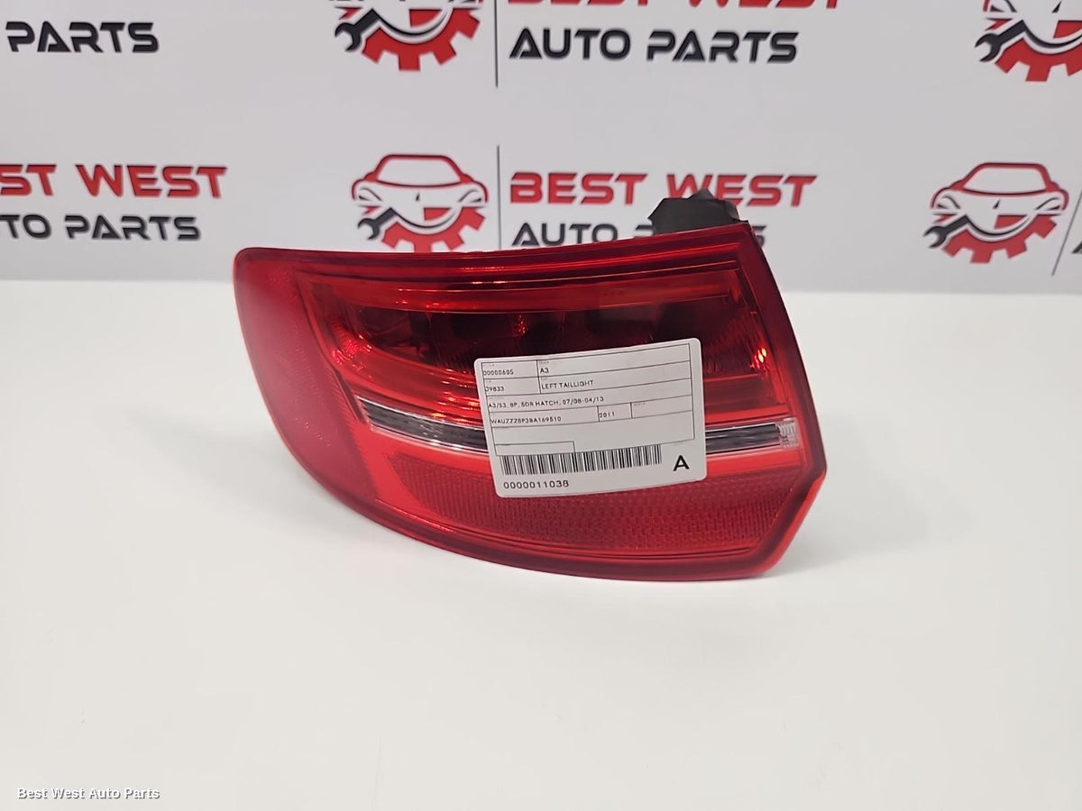 2011 AUDI A3 Left Taillight