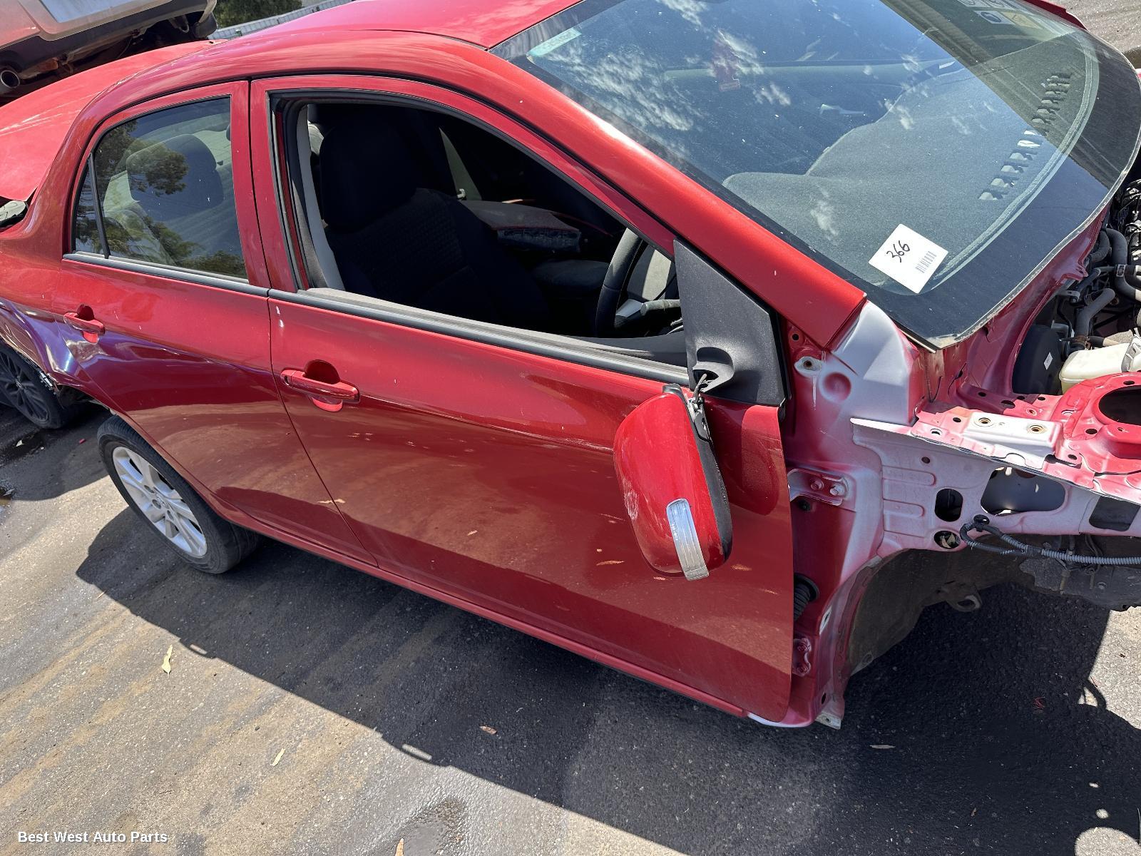 2012 TOYOTA COROLLA Left Rear Door Window