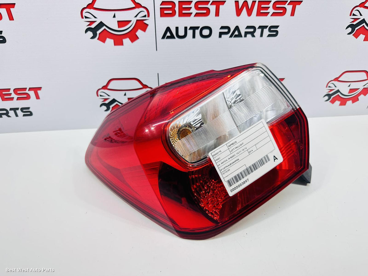 2014 SUBARU IMPREZA Left Taillight