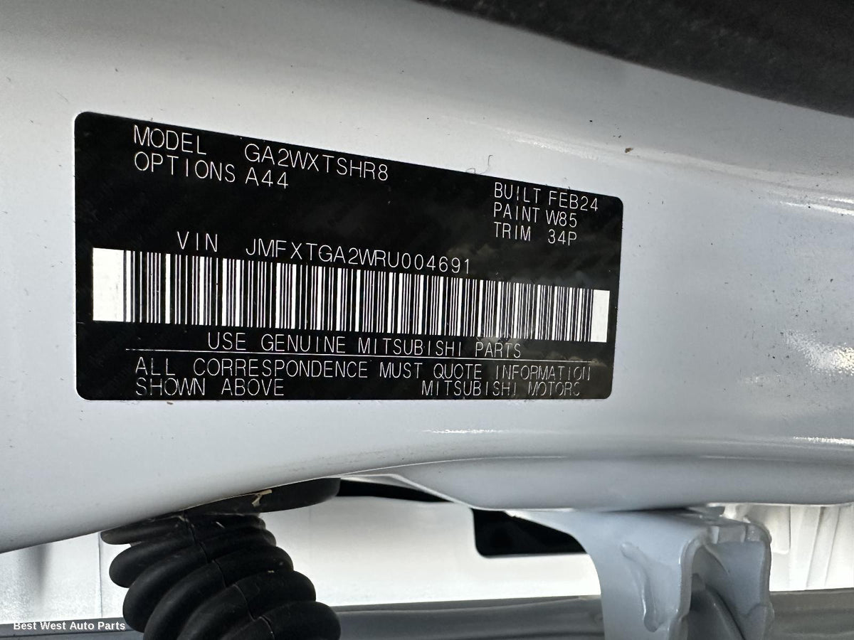 2024 MITSUBISHI ASX Left Front Door Window